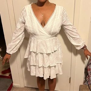 LULUS WHITE DRESS - SIZE XL